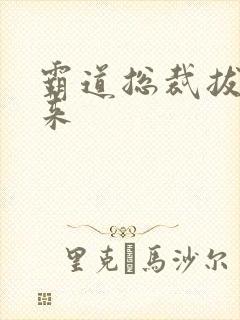 霸道总裁拔不出来