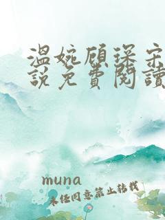 温婉顾琛宋芝小说免费阅读