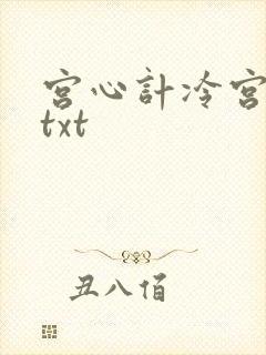 宫心计冷宫皇后txt