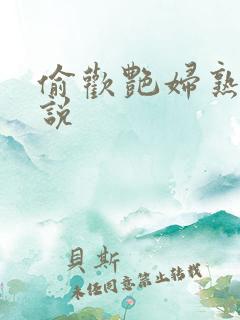 偷欢艳妇熟女小说