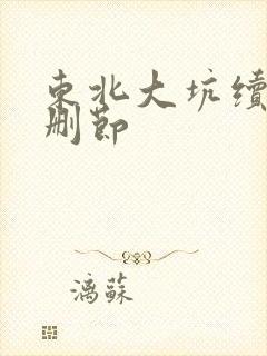 东北大坑续集未删节