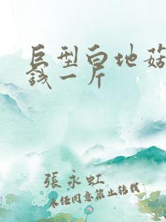 巨型白地菇多少钱一斤