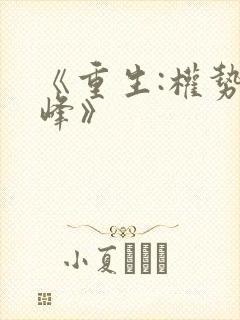 《重生:权势巅峰》
