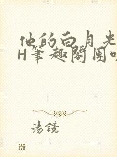 他的白月光HvH笔趣阁团叽叽