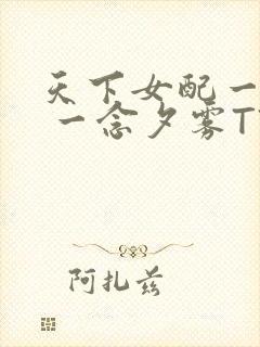 天下女配一般湿 一念夕雾TXT