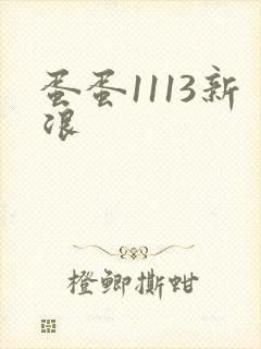 蛋蛋1113新浪