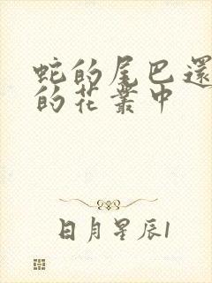 蛇的尾巴还在我的花丛中