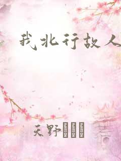 我北行故人南去