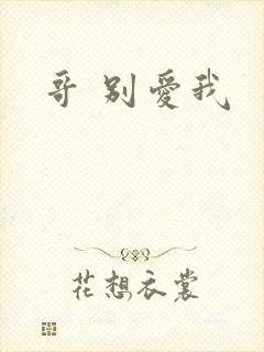 哥 别爱我