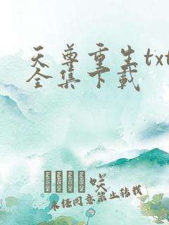 天尊重生txt全集下载