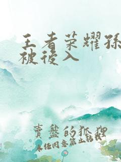 王者荣耀孙尚香被后入