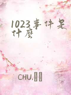 1023事件是什么