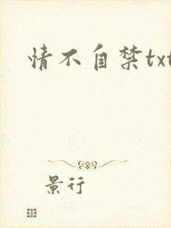 情不自禁txt