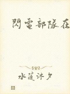 闪电部队在行动