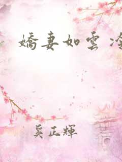 娇妻如云 冷雨
