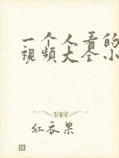 一个人看的免费视频大全小说
