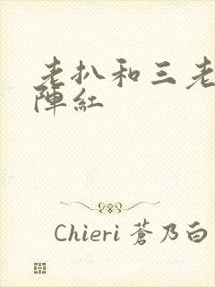 老扒和三老扒和阵红