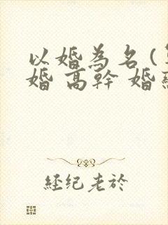 以婚为名 (军婚 高干 婚恋)