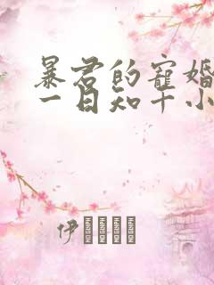 暴君的宠婚日常一日知千小说免费