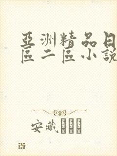 亚洲精品日韩一区二区小说
