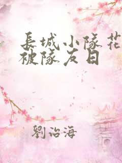 长城小队花木兰被队友日