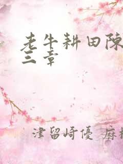 老牛耕田陈雪第三章