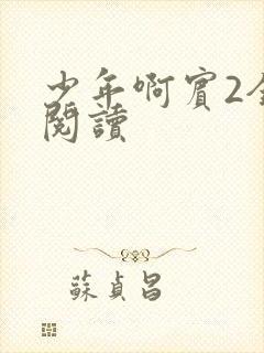 少年啊宾2全文阅读