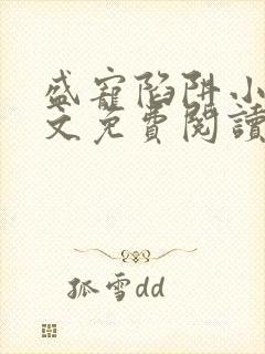 盛宠陷阱小说全文免费阅读