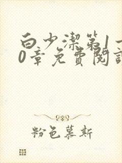 白少洁第1一40章免费阅读