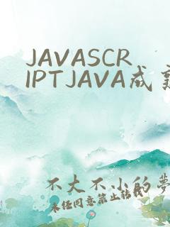 JAVASCRIPTJAVA成熟亲子