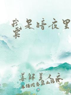 我是暗夜里的罂粟