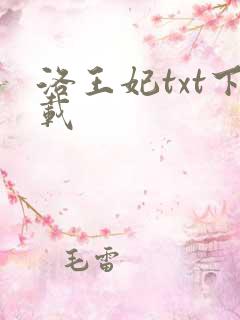 洛王妃txt下载
