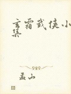 玄霜武侠小说全集