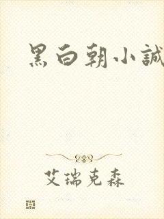 黑白朝小诚