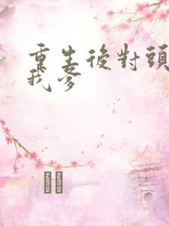 重生后对头成了我爹