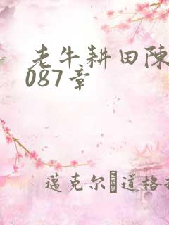 老牛耕田陈雪1087章