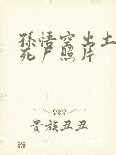 孙悟空出土后的死尸照片