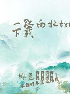 一路向北txt下载