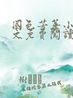 国色芳华小说全文免费阅读