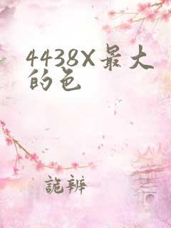 4438X最大的色