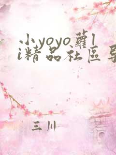 小yoyo萝li精品社区导航