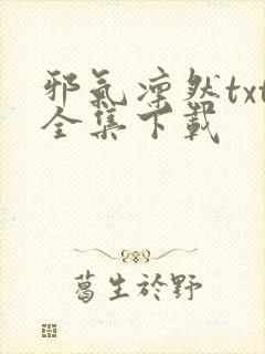 邪气凛然txt全集下载