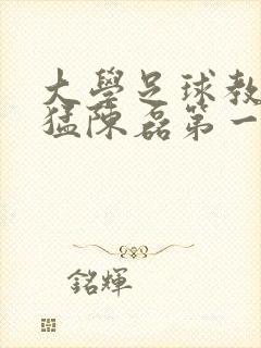 大学足球教练王猛陈磊第一篇