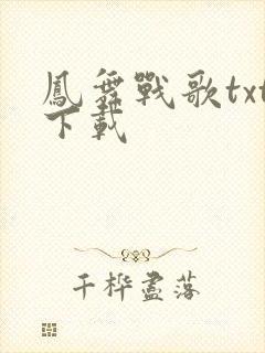凤舞战歌txt下载