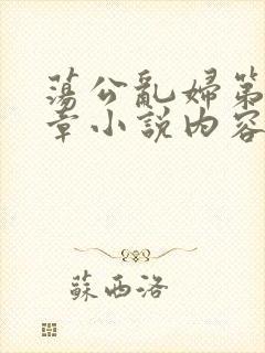 荡公乱妇第51章小说内容