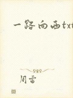 一路向西txt