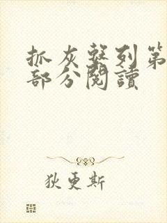 抓灰系列第33部分阅读