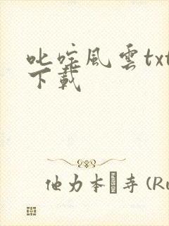 叱咤风云txt下载