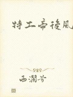 特工帝后风九少