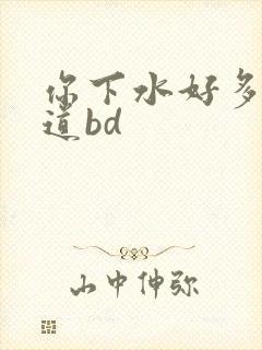你下水好多下水道bd